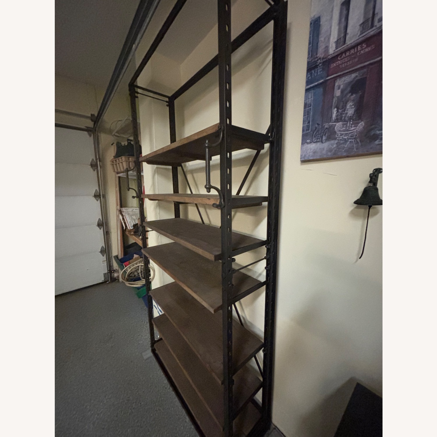 Industrial Iron and Wood Shelving  - image-3