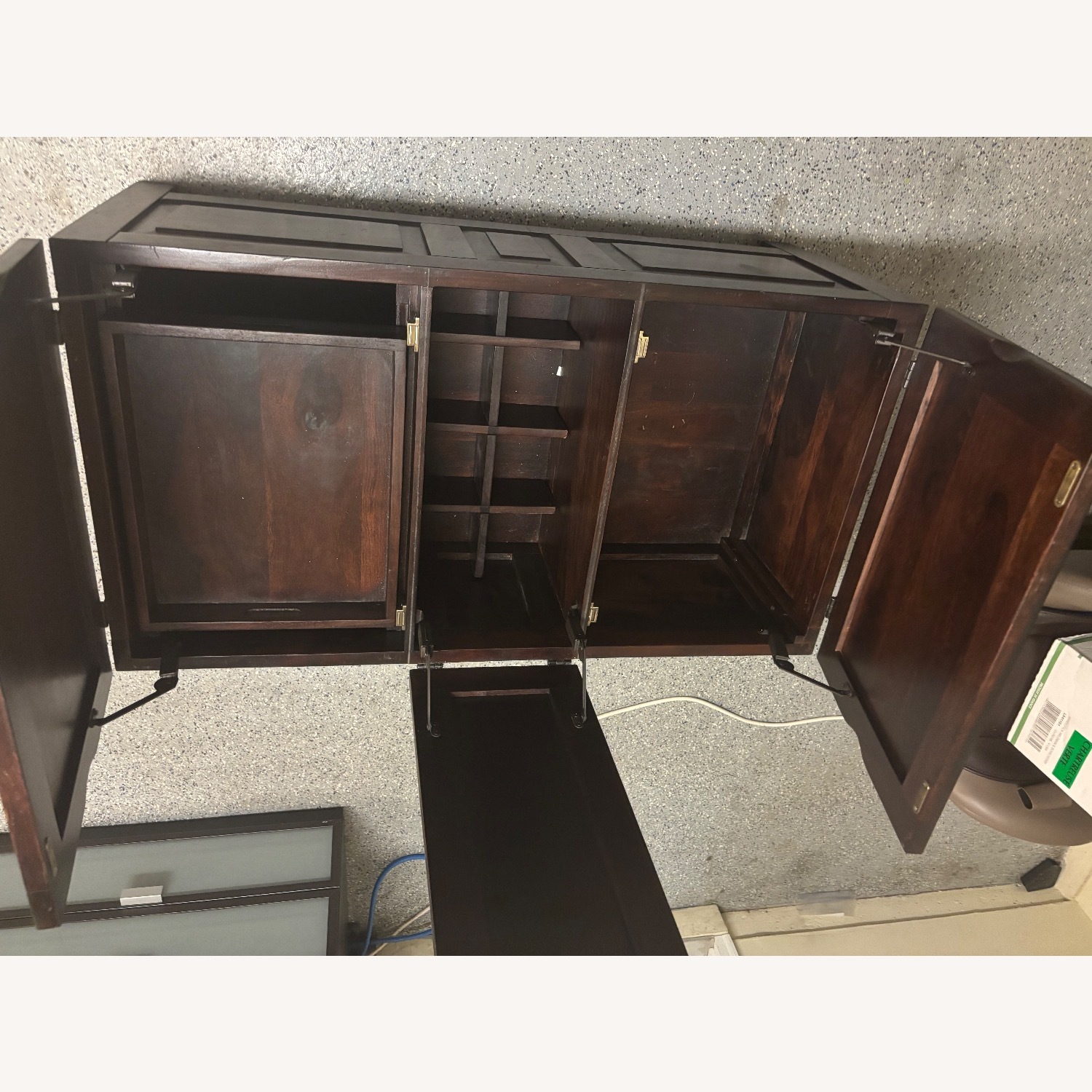 Vintage/Antique Finds Dark Brown Wood Chest - image-2