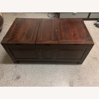 Vintage/Antique Finds Dark Brown Wood Chest