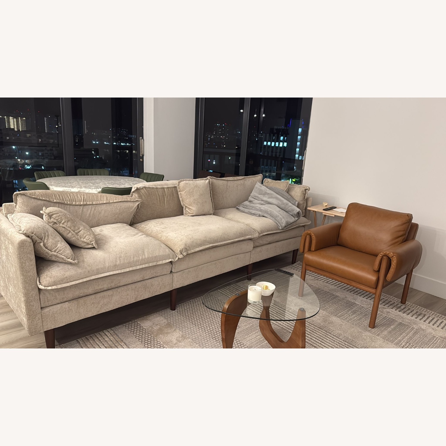 Bed Bath & Beyond Natural 3+ Piece Sectional - image-2