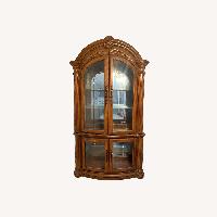Aico Furniture Monte Carlo Pecan Curio