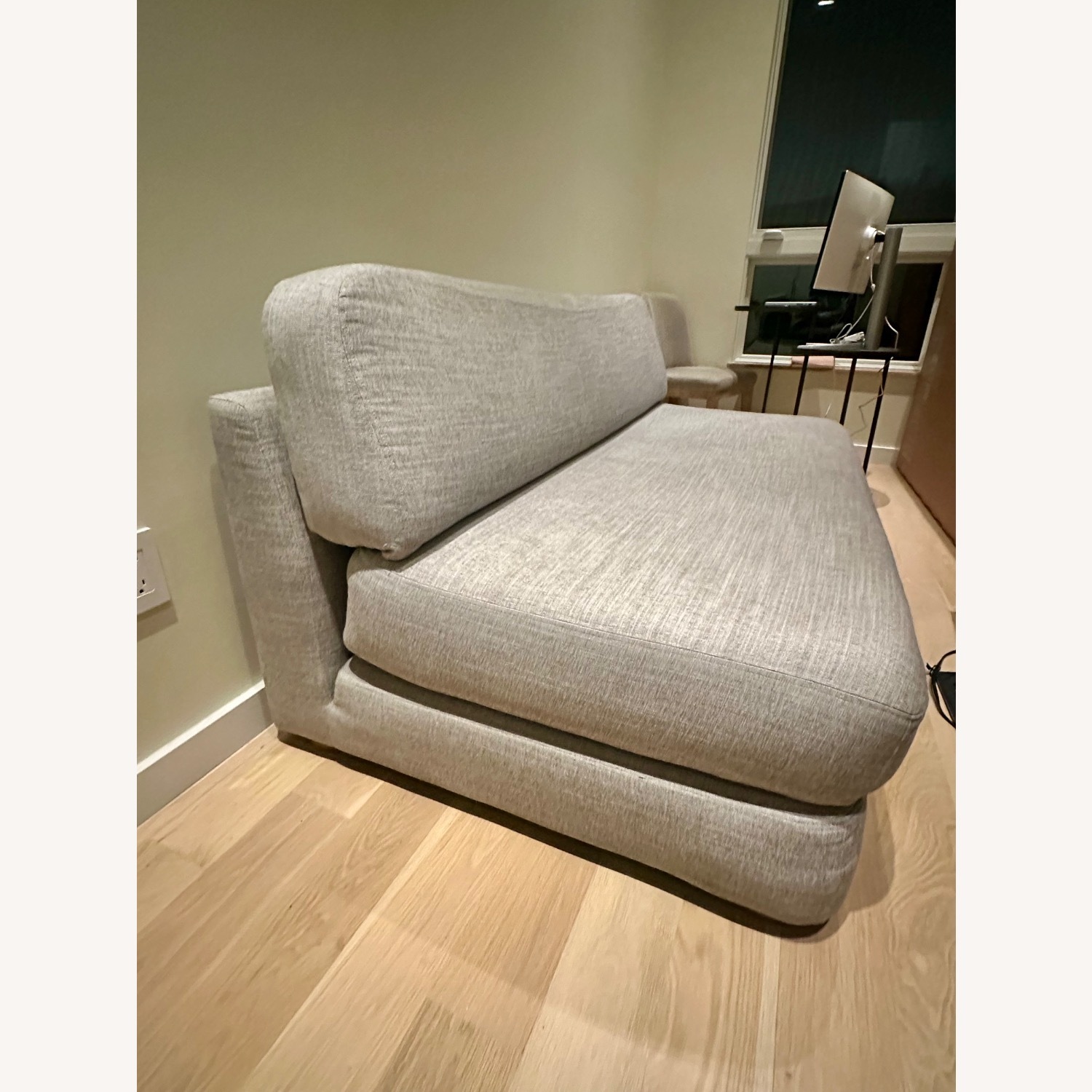 Article Light Gray Fabric Loveseat - image-3