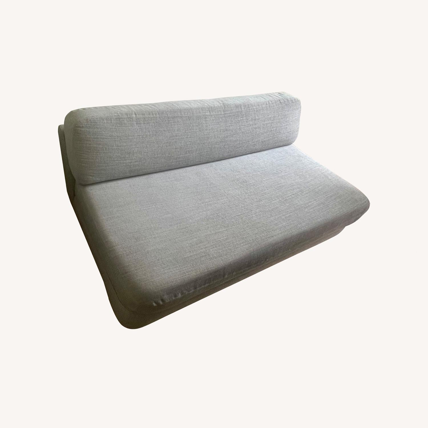 Article Light Gray Fabric Loveseat - image-0