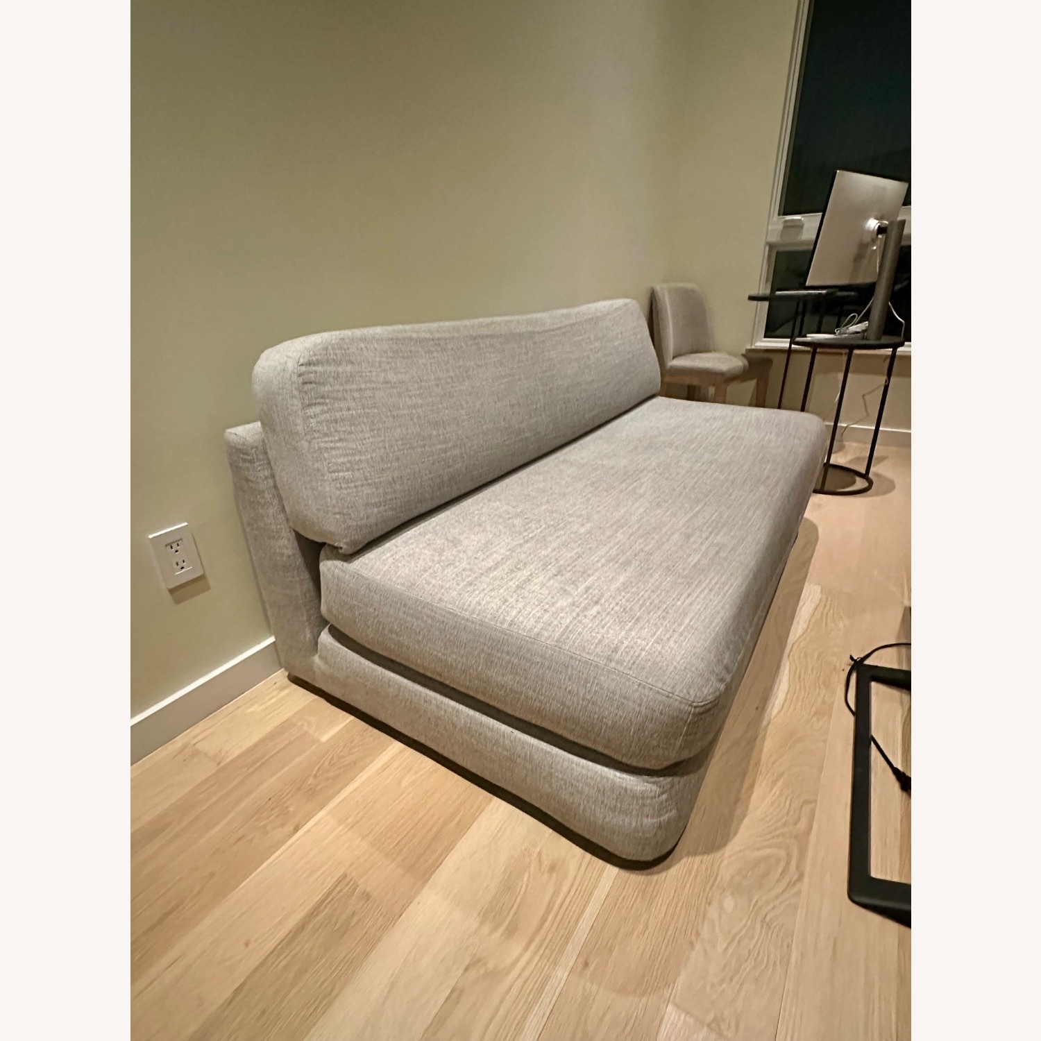 Article Light Gray Fabric Loveseat - image-2