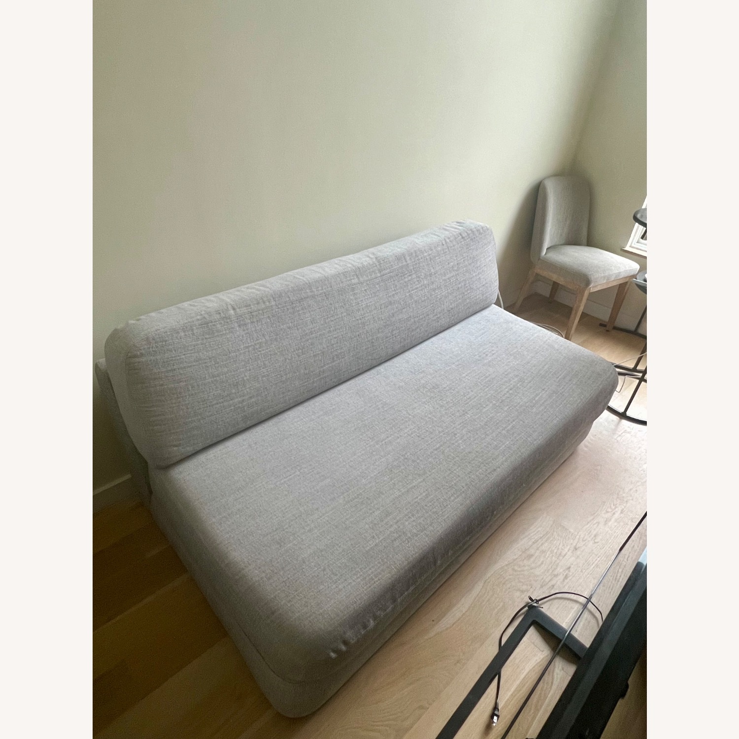 Article Light Gray Fabric Loveseat - image-1