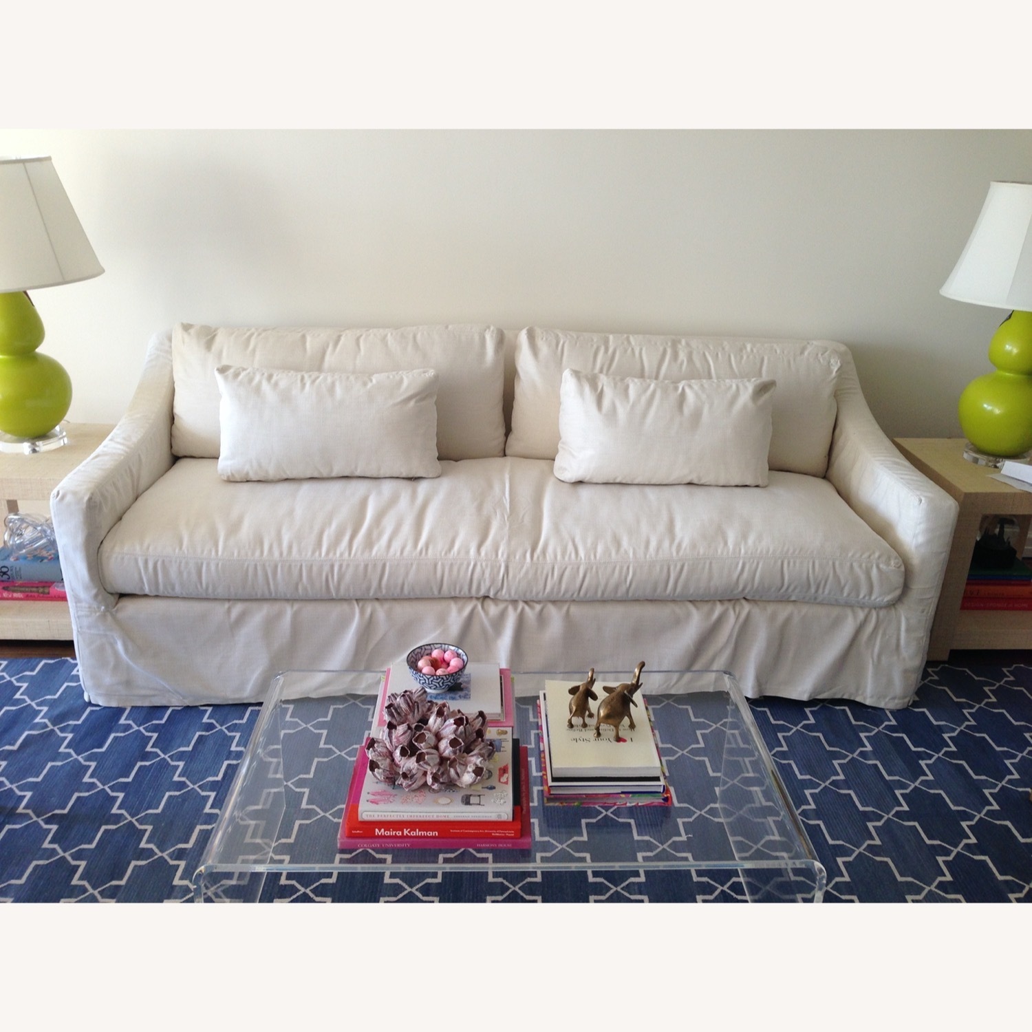 CB2 Peekaboo Acrylic Coffee Table - image-3