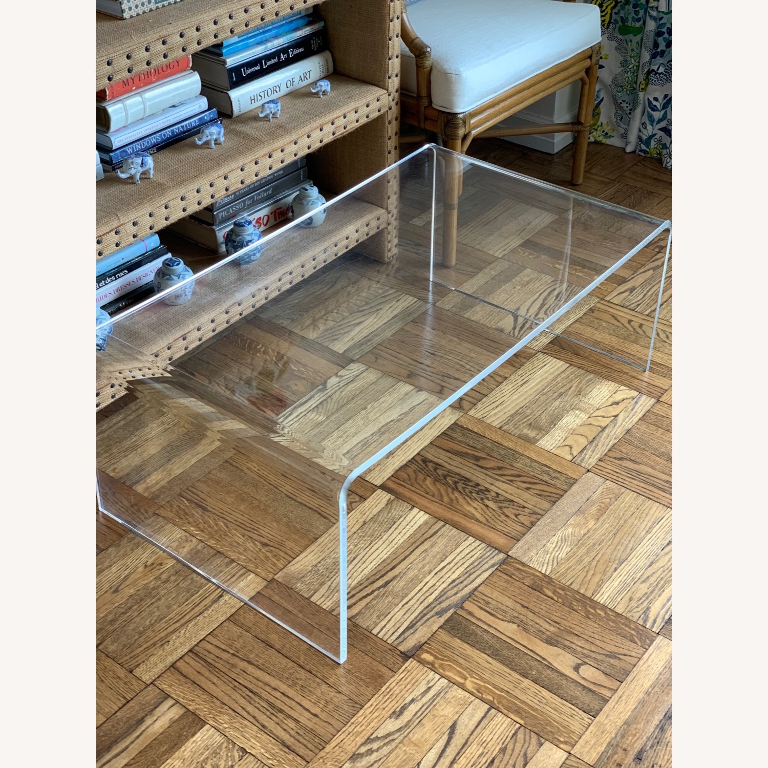 CB2 Peekaboo Acrylic Coffee Table - image-2