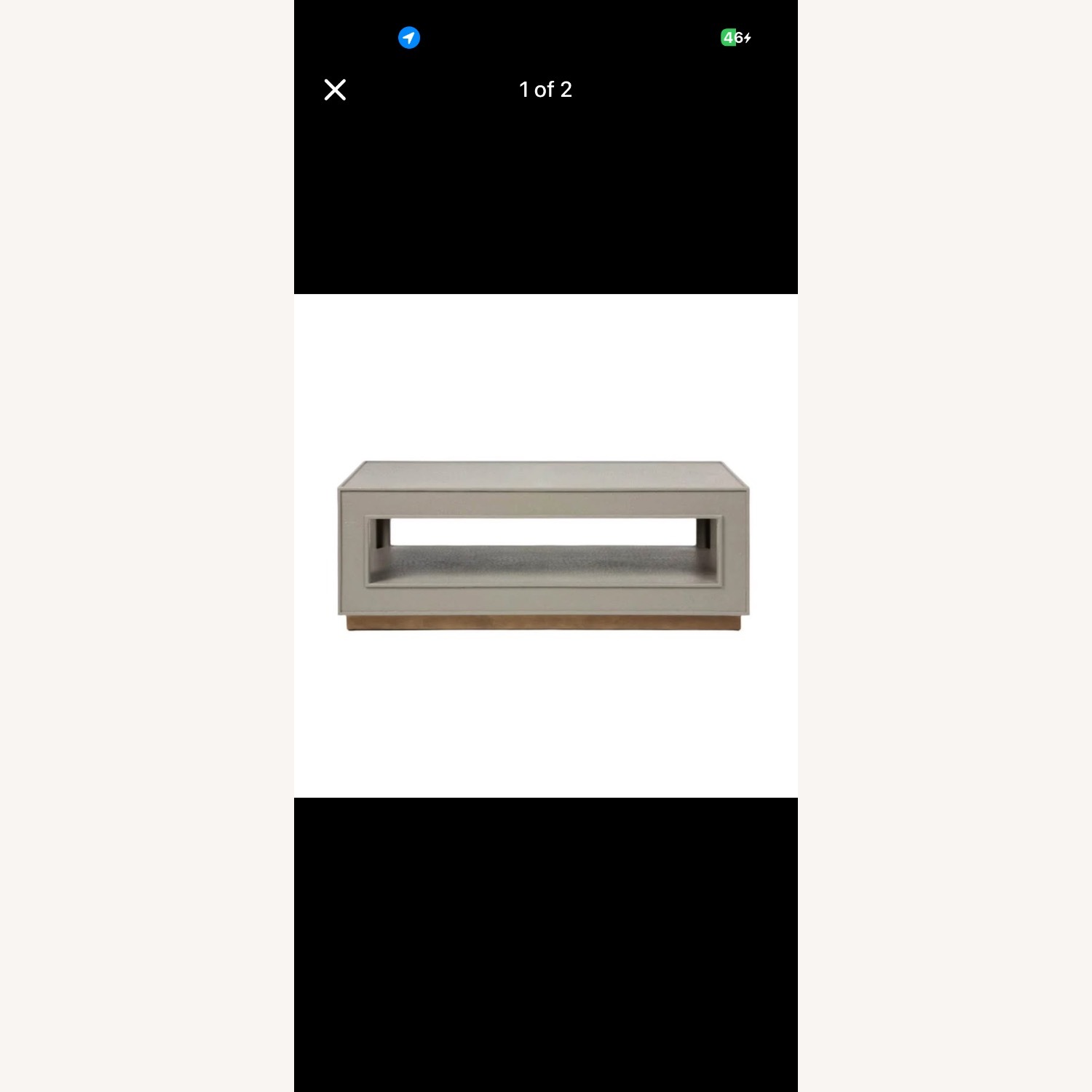 Made Goods Adeen Light Gray Coffee Table - image-1