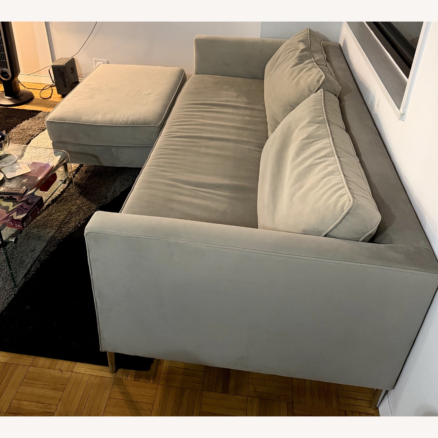 West Elm Harris Sofa & Ottoman  - image-2