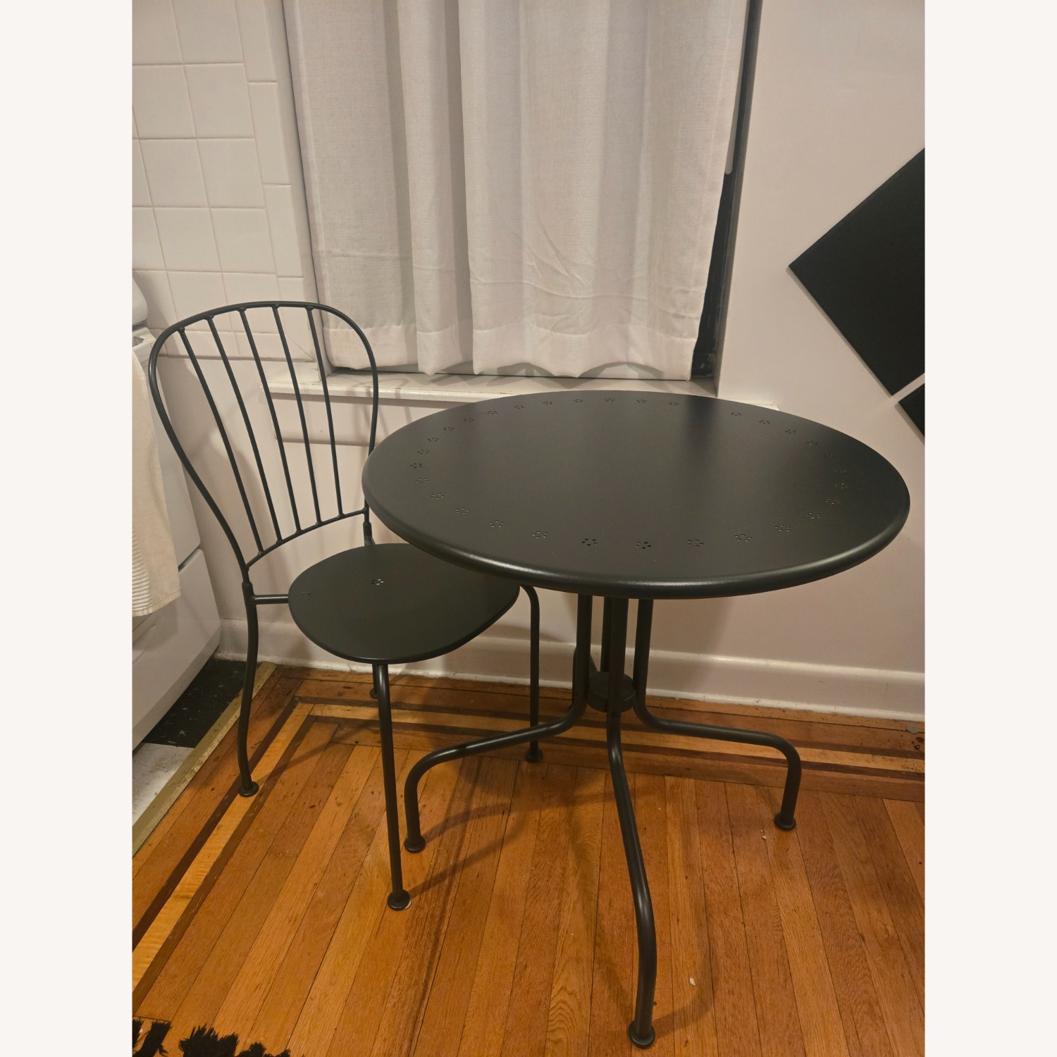 IKEA Lacko Black Metal Dining Sets - image-1