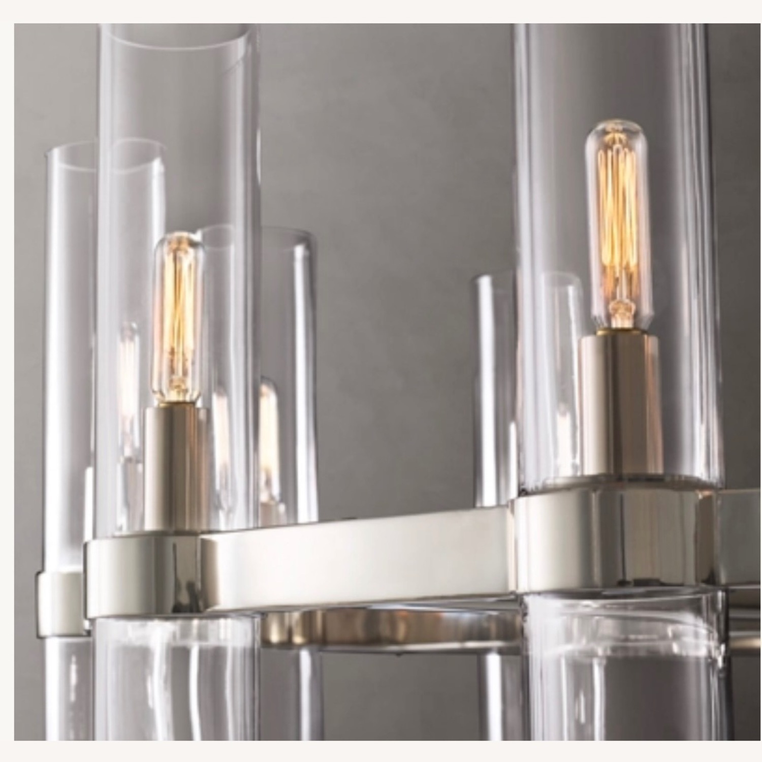 Restoration Hardware Ravelle Silver Ceiling Lamp - image-4