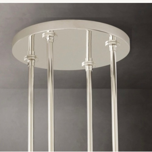Used Restoration Hardware Ravelle Silver Ceiling Lamp for sale on AptDeco