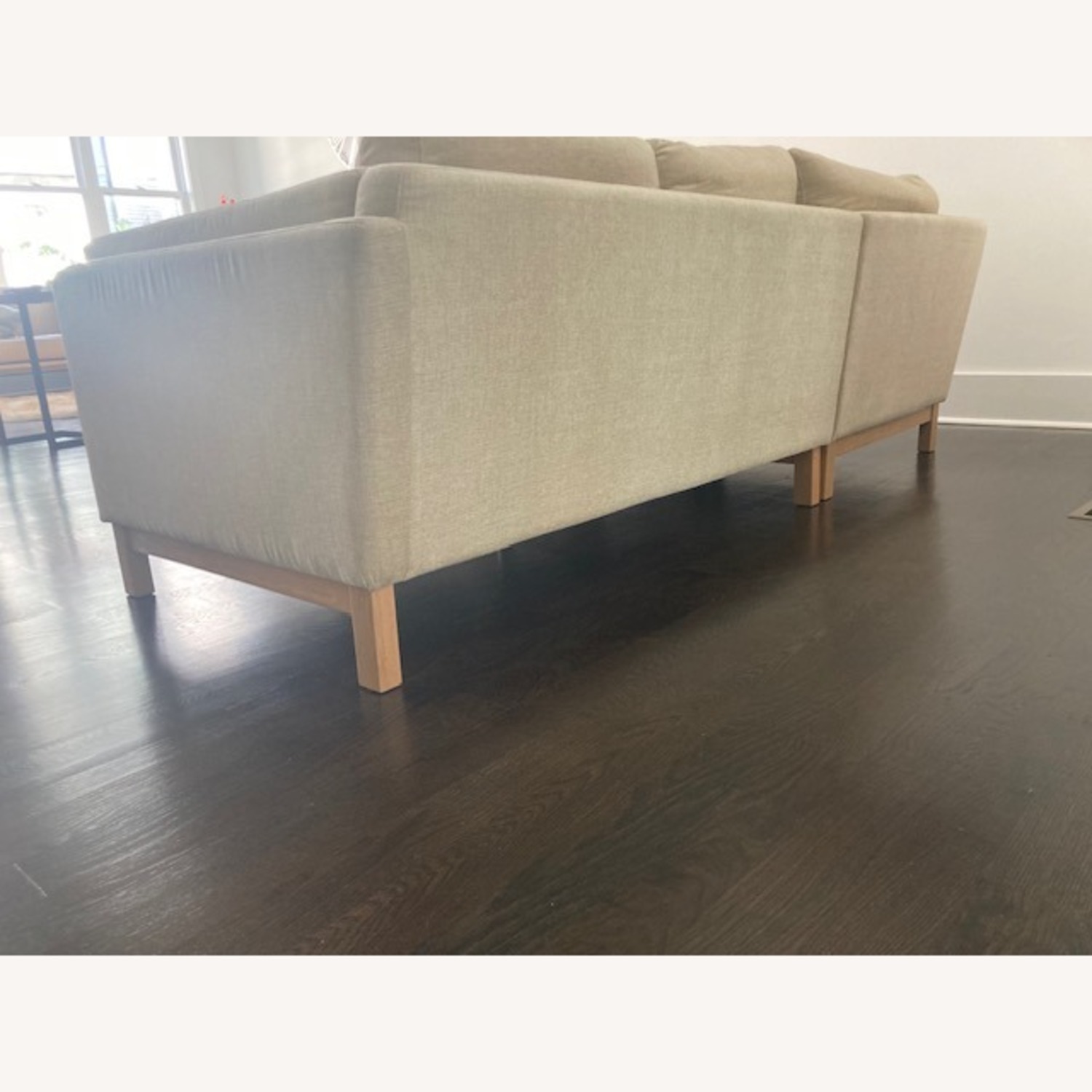 Interior Define Natural Fabric 3+ Seater Sofa - image-3