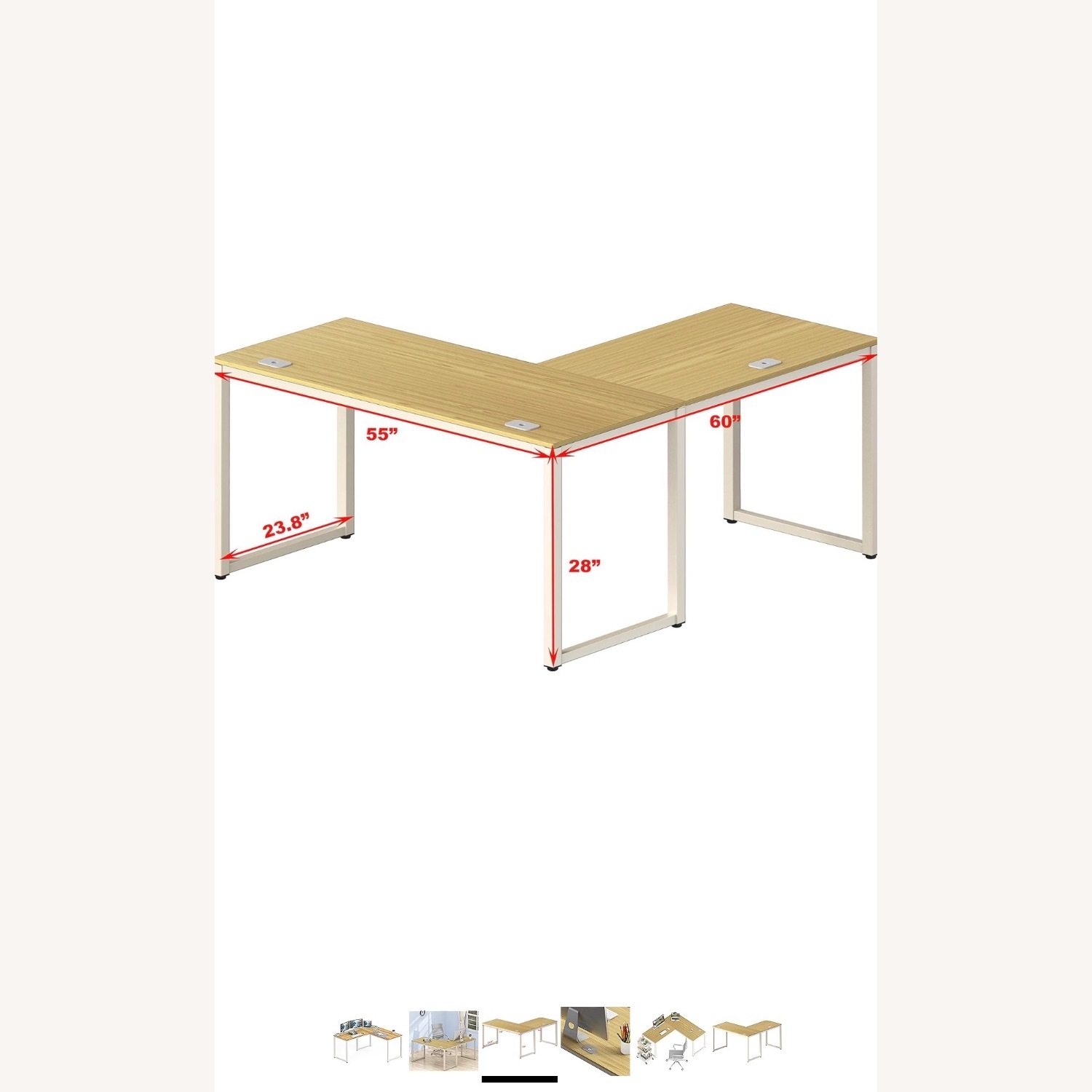 White Desk - image-1