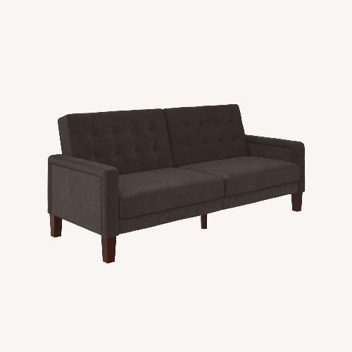 Used Dark Gray Fabric Futon for sale on AptDeco