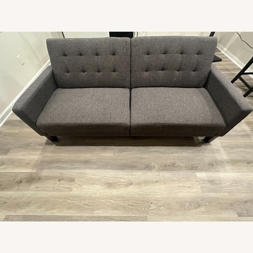 Used Dark Gray Fabric Futon for sale on AptDeco