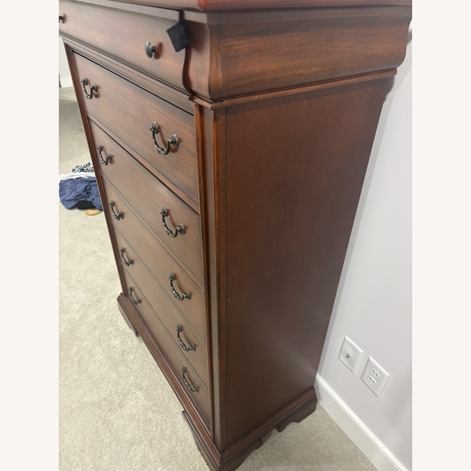 Raymour & Flanigan Dark Brown Wood Dresser - image-2