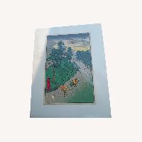 Famous Wood Block Rain Scene 