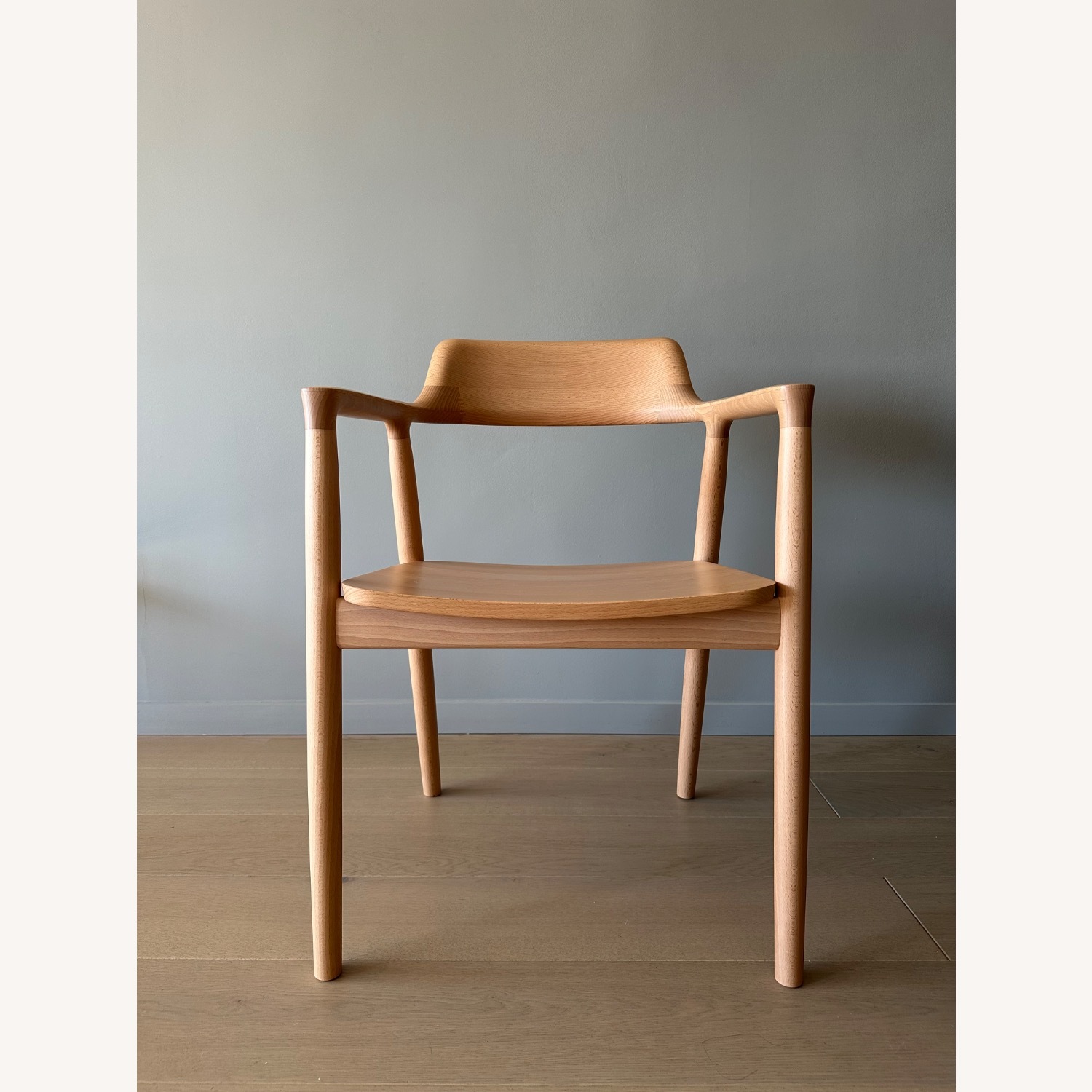 Natural Wood Dining Chairs - image-0