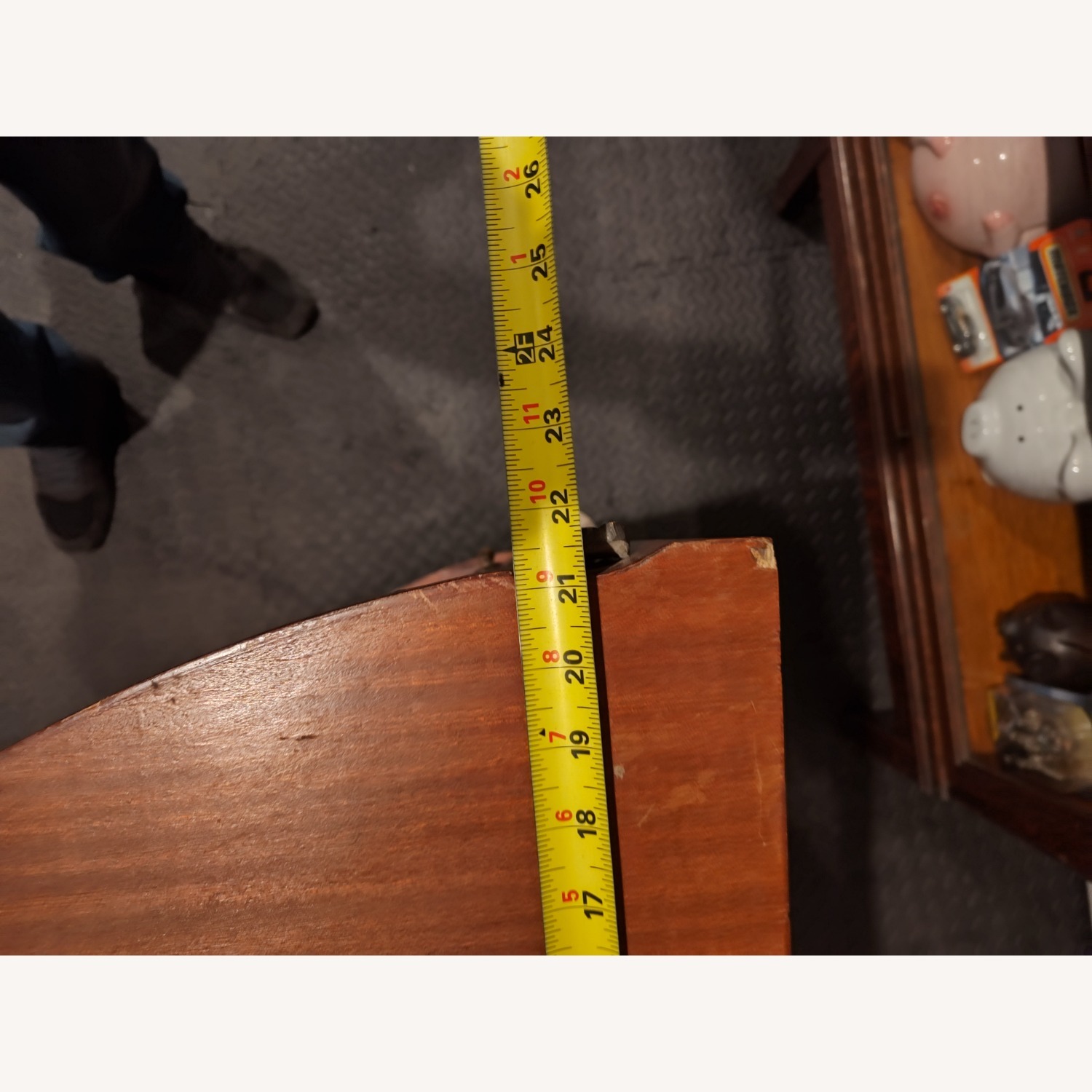 Antique Wood Sideboard - image-12