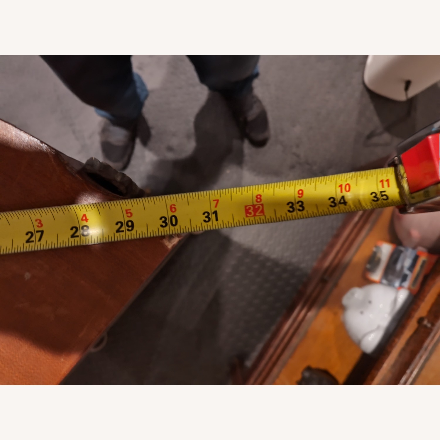 Antique Wood Sideboard - image-13