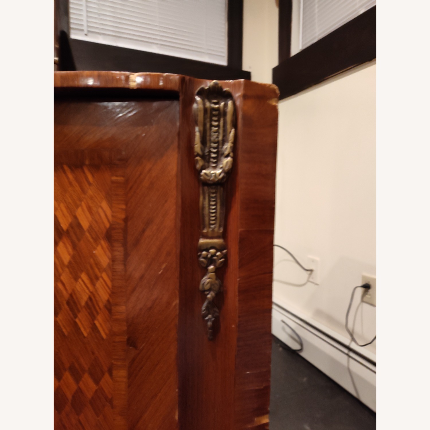 Antique Wood Sideboard - image-8