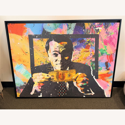 Used Wolf of Wall Street "Invincible" Canvas Art  for sale on AptDeco
