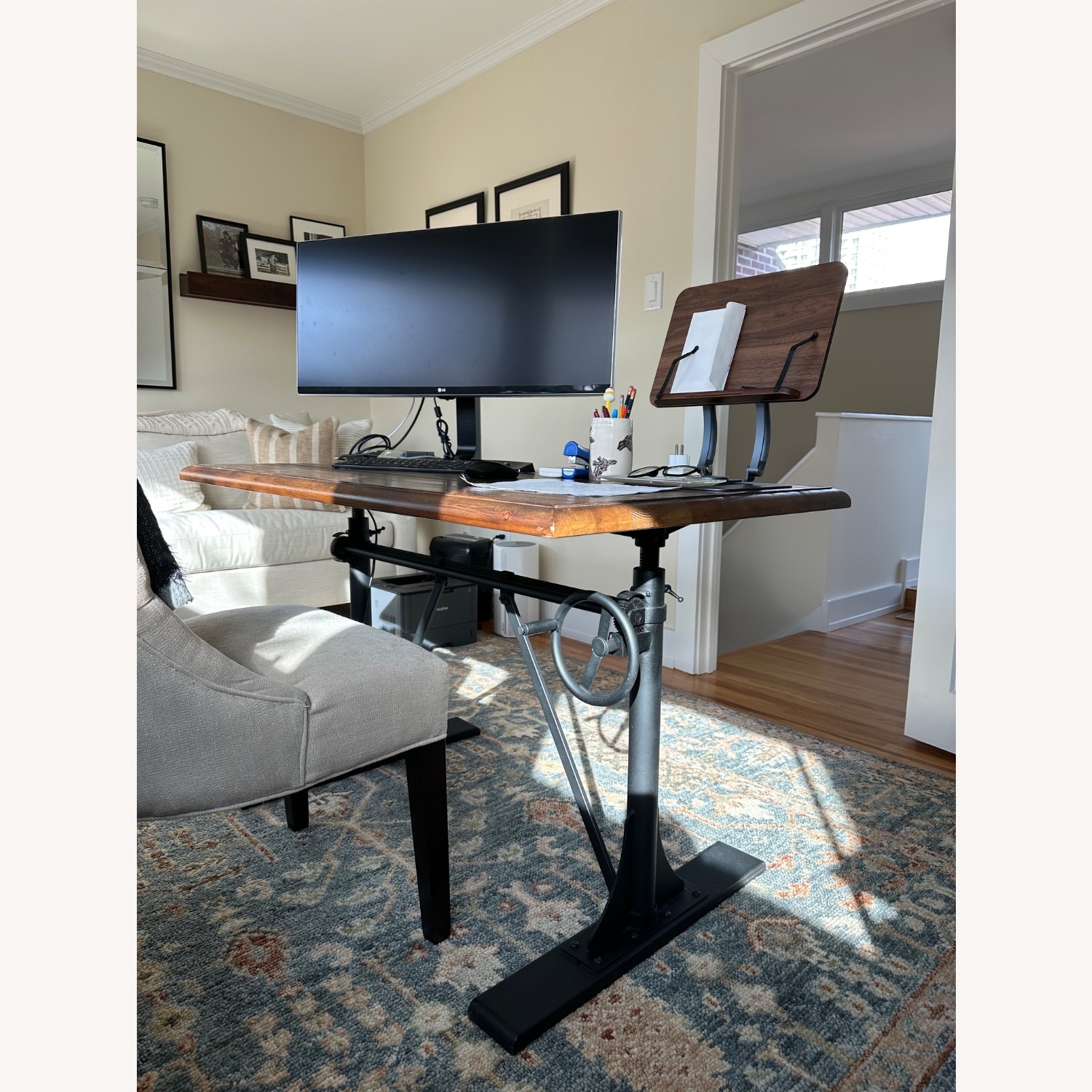 Pottery Barn Pittsburgh Crank Standing Desk - image-2