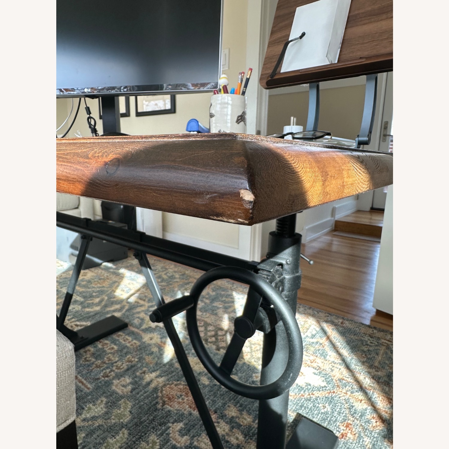 Pottery Barn Pittsburgh Crank Standing Desk - image-3