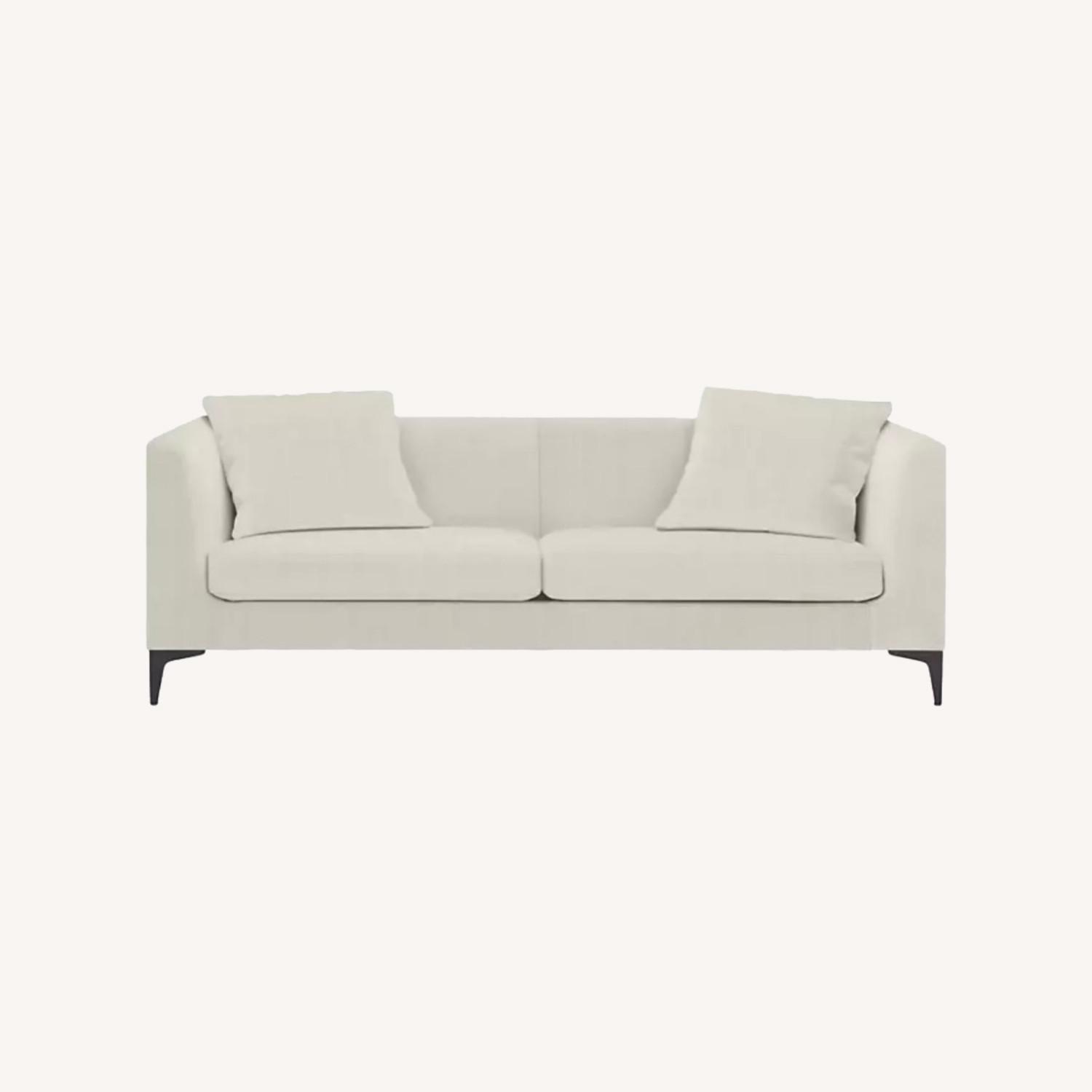 Room & Board Sterling White Fabric 3+ Seater Sofa - image-0