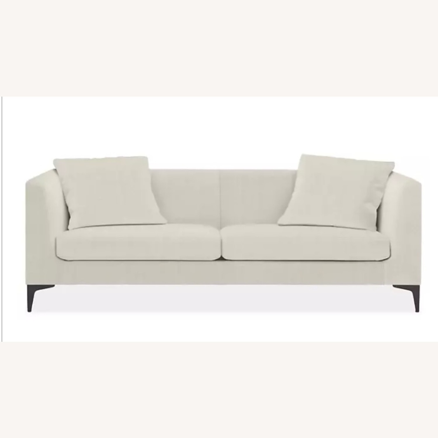 Room & Board Sterling White Fabric 3+ Seater Sofa - image-5