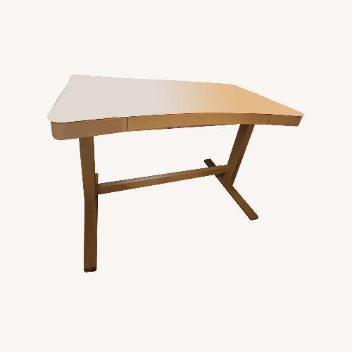 Used Light Gray Metal Standing Desk for sale on AptDeco