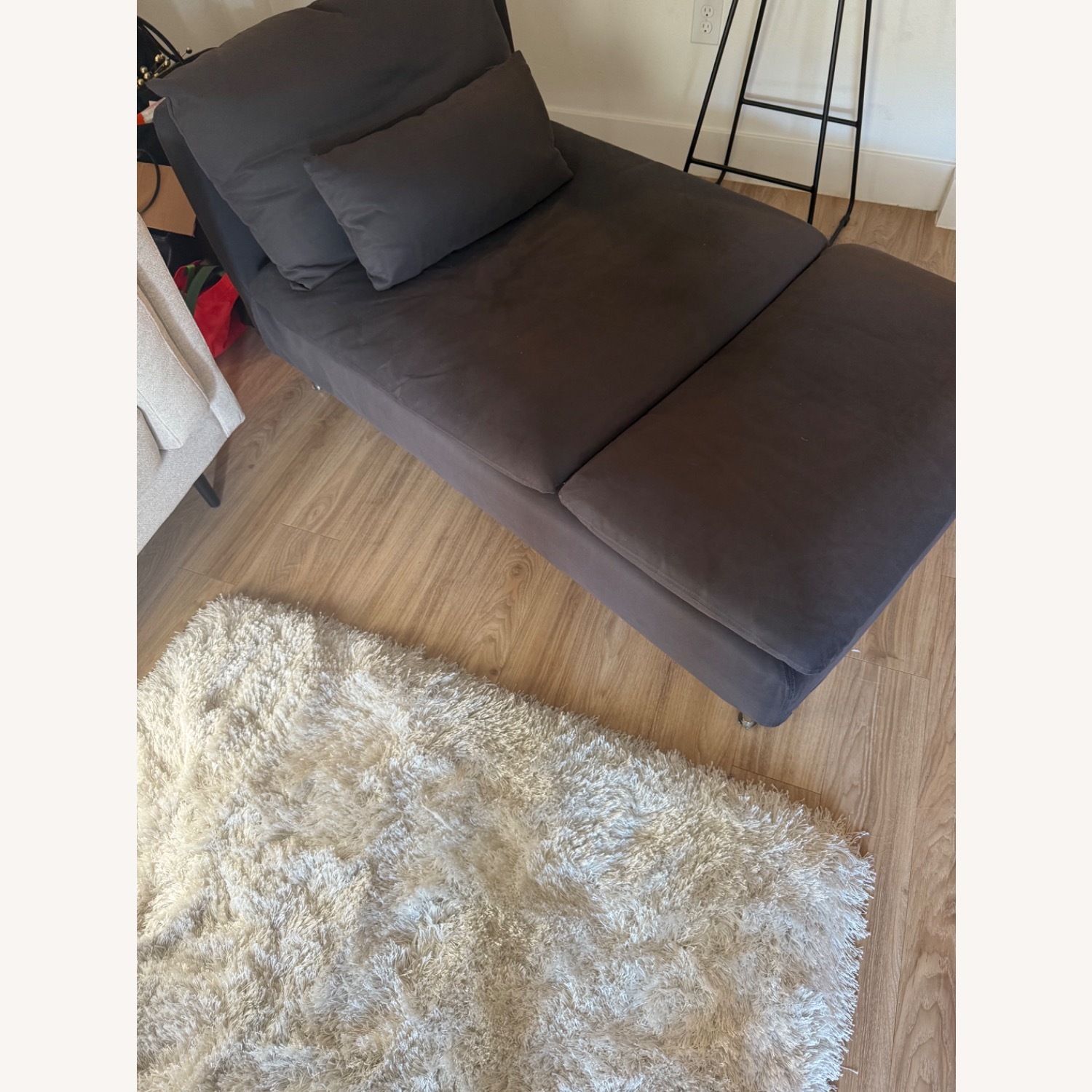 IKEA Blue Fabric Futon - image-2