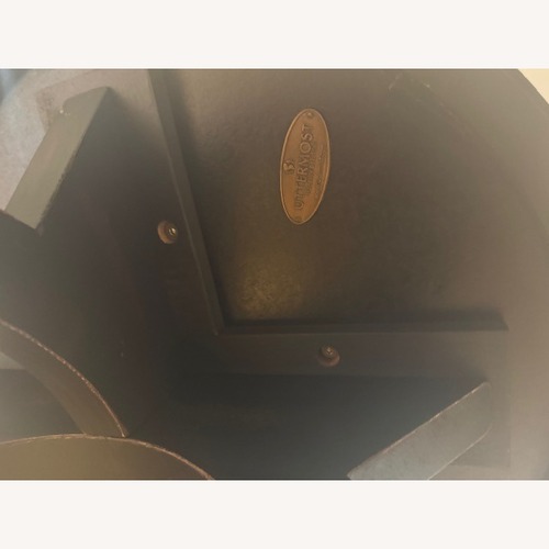 Used Uttermost Maiva Black Wood Side Table for sale on AptDeco