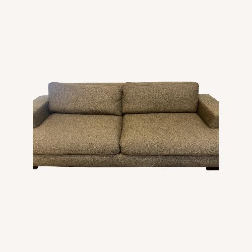 Used Brown Fabric 2 Seater Sofa for sale on AptDeco