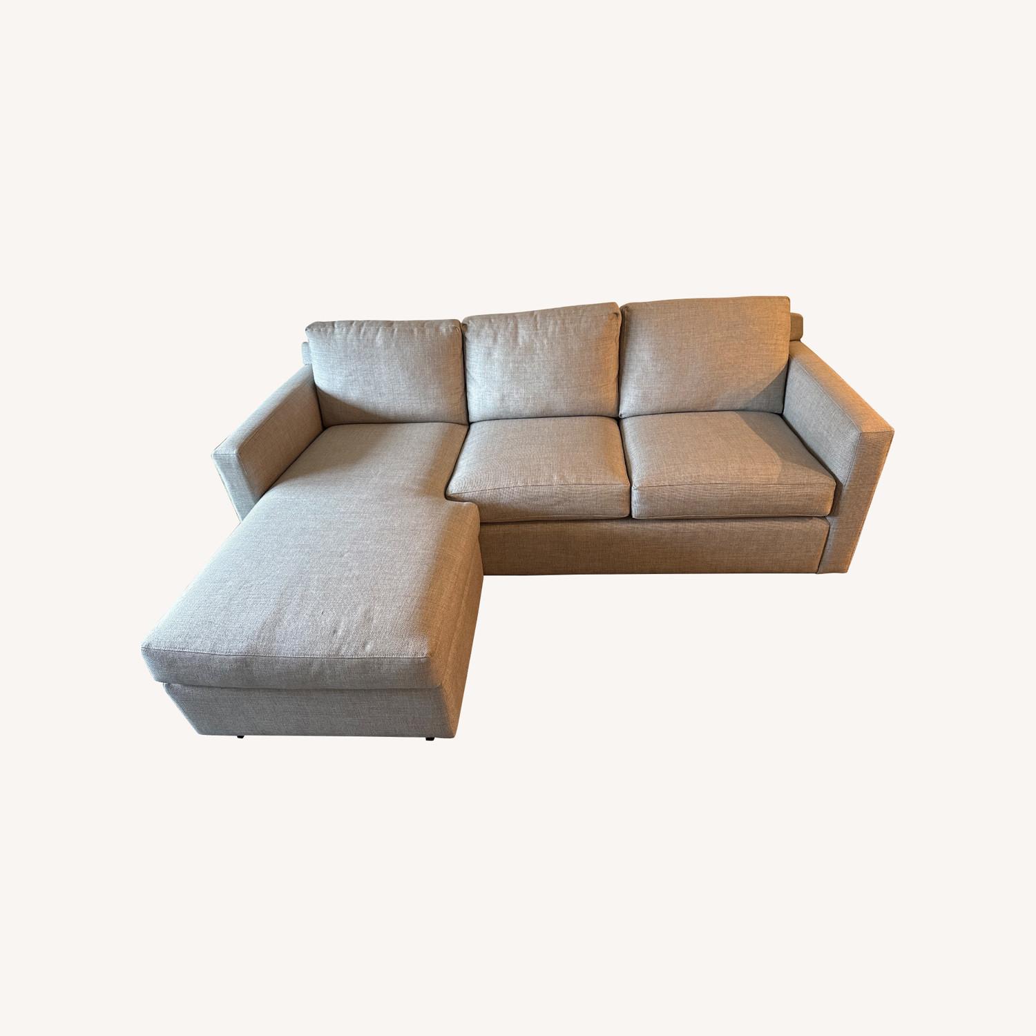 Crate & Barrel Barrett Reversible Sofa - image-0