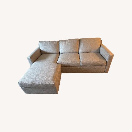 Used Crate & Barrel Barrett Reversible Sofa for sale on AptDeco