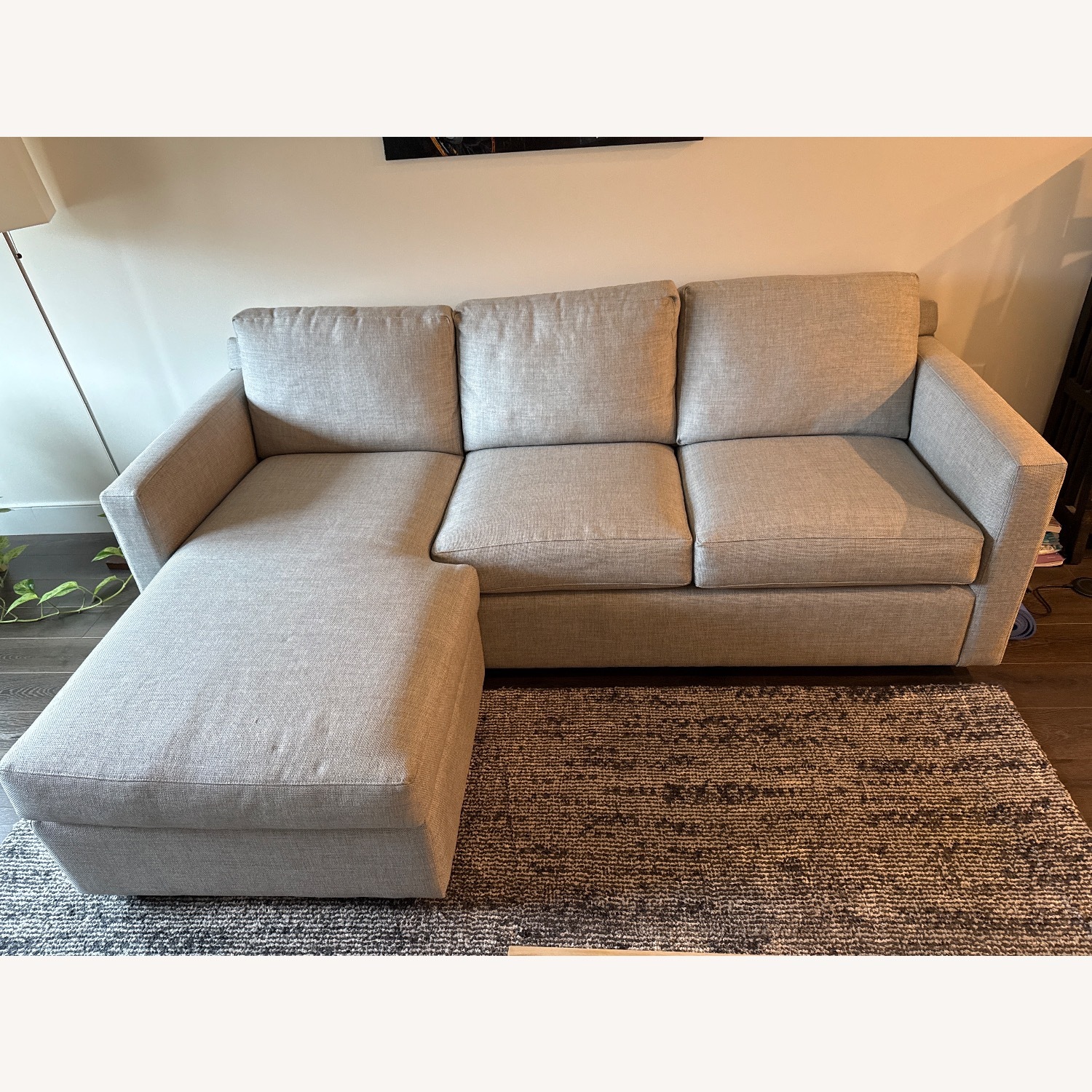 Crate & Barrel Barrett Reversible Sofa - image-1