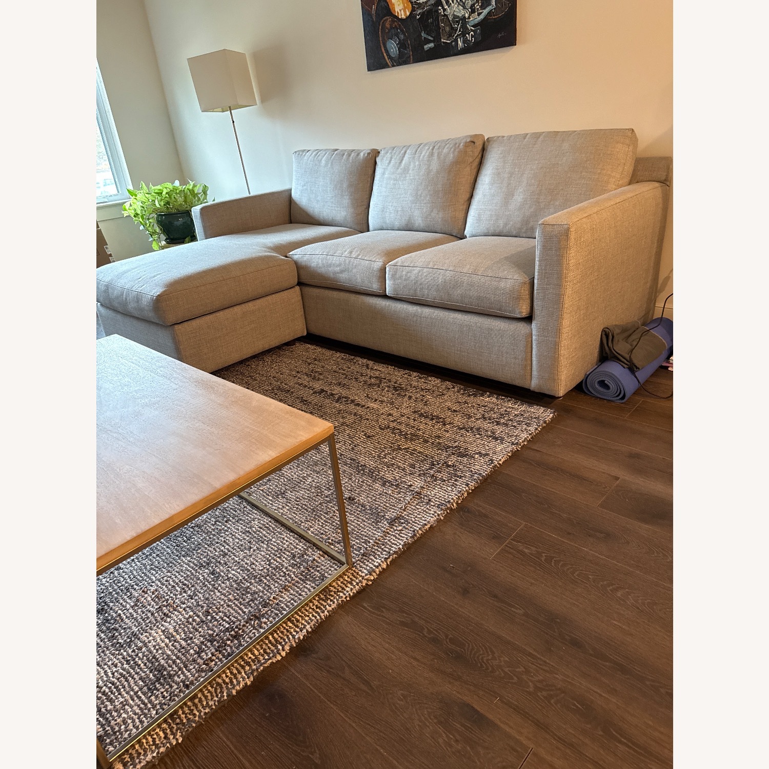 Crate & Barrel Barrett Reversible Sofa - image-2