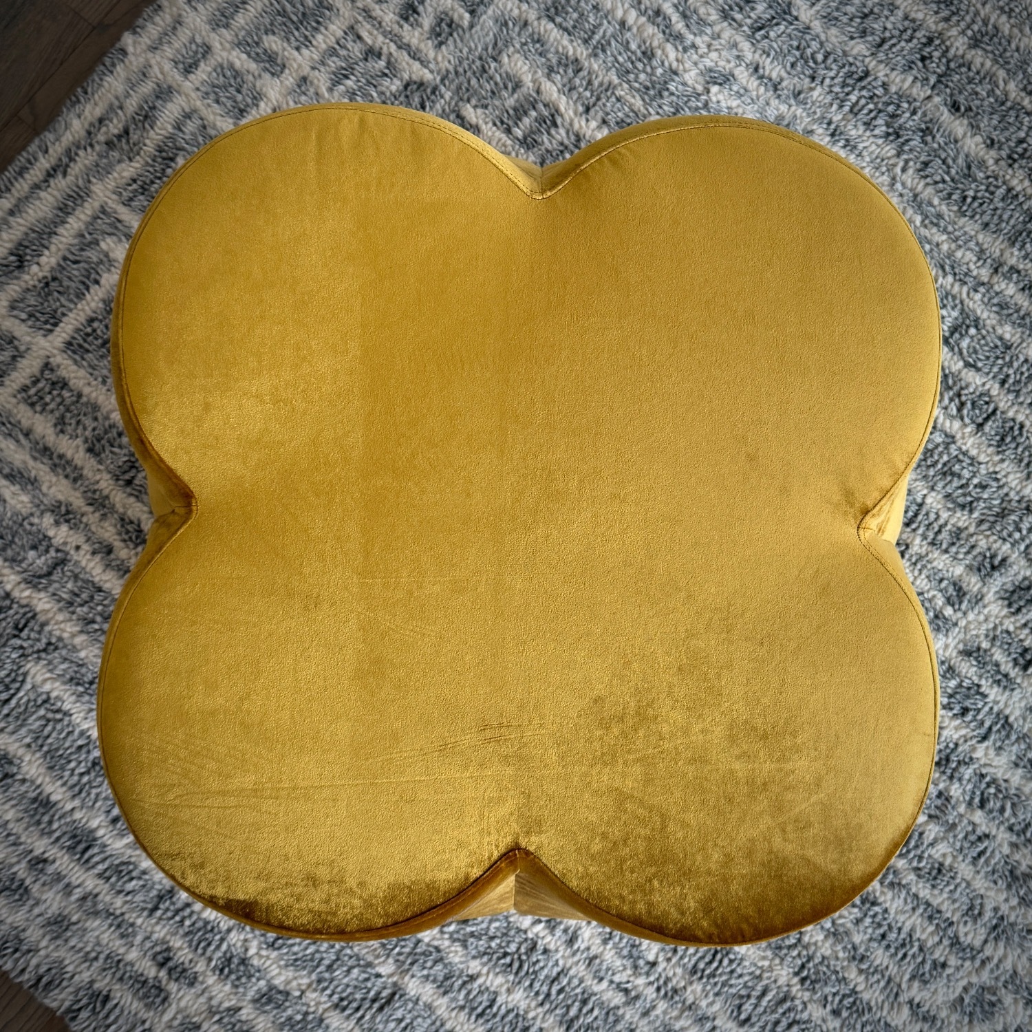 Velvet Clover Ottoman/Coffee Table - image-2