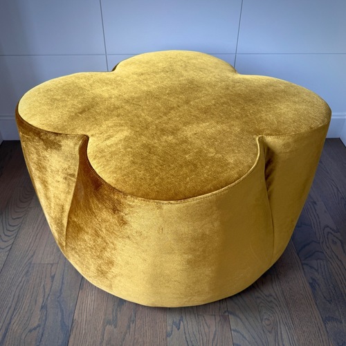 Used Velvet Clover Ottoman/Coffee Table for sale on AptDeco