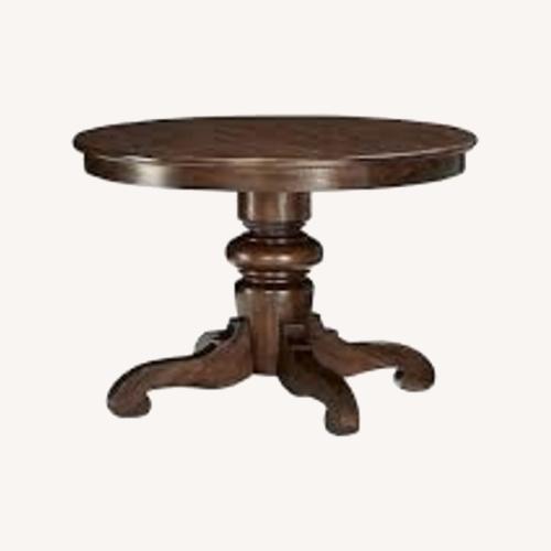Used Pottery Barn Tivoli Extending Round Dining Table for sale on AptDeco