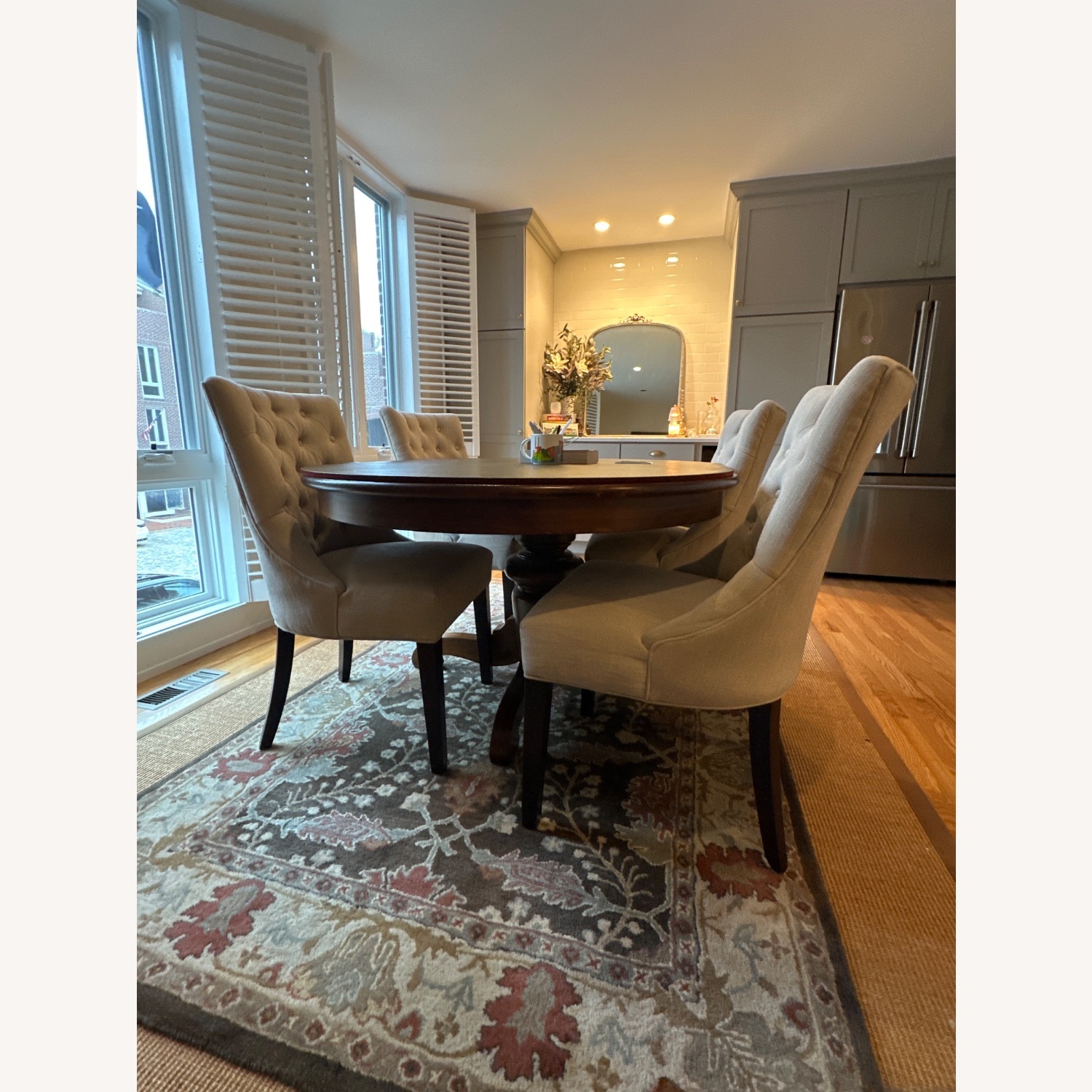 Pottery Barn Hayes Upholstered Chairs - Set of 4 - image-4