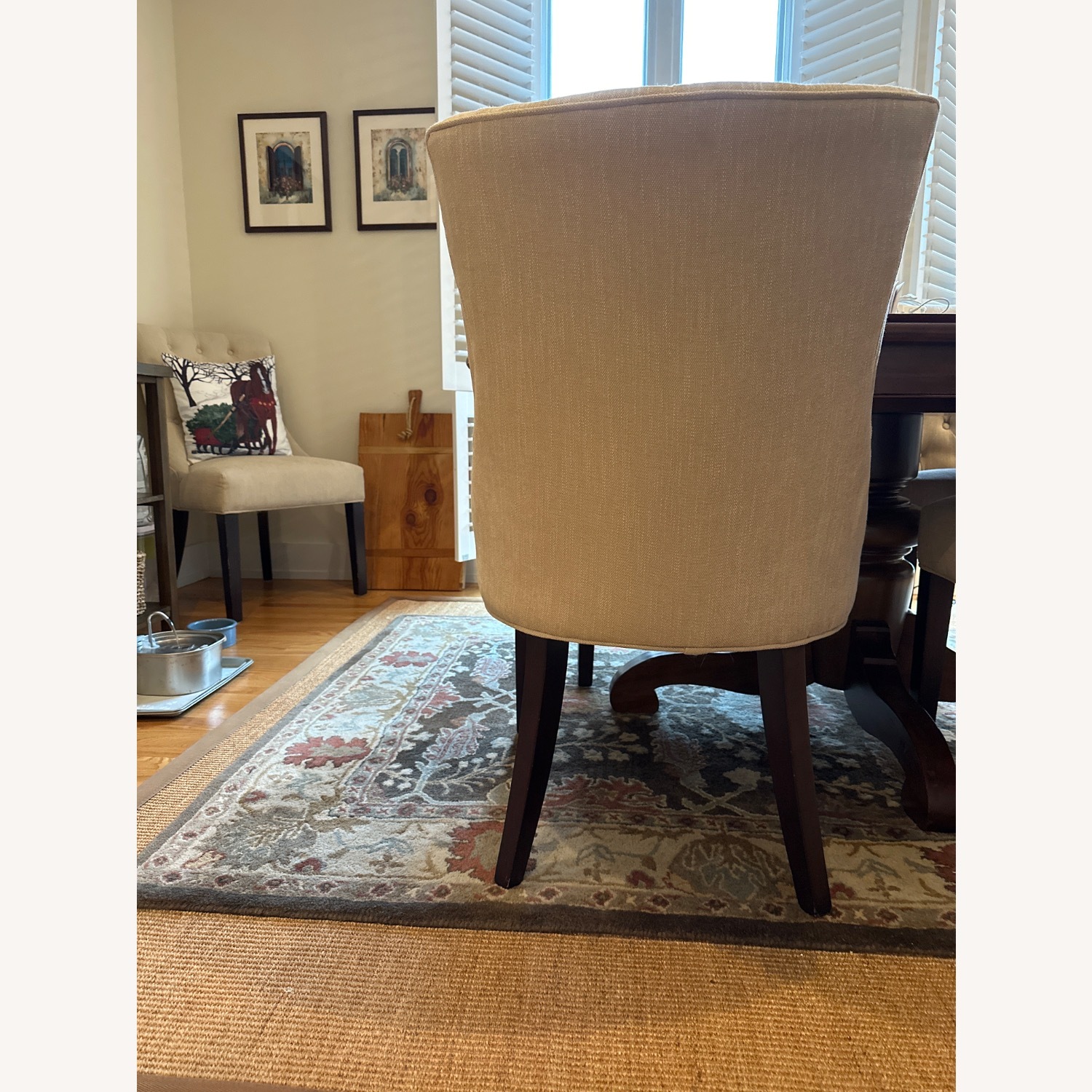 Pottery Barn Hayes Upholstered Chairs - Set of 4 - image-3