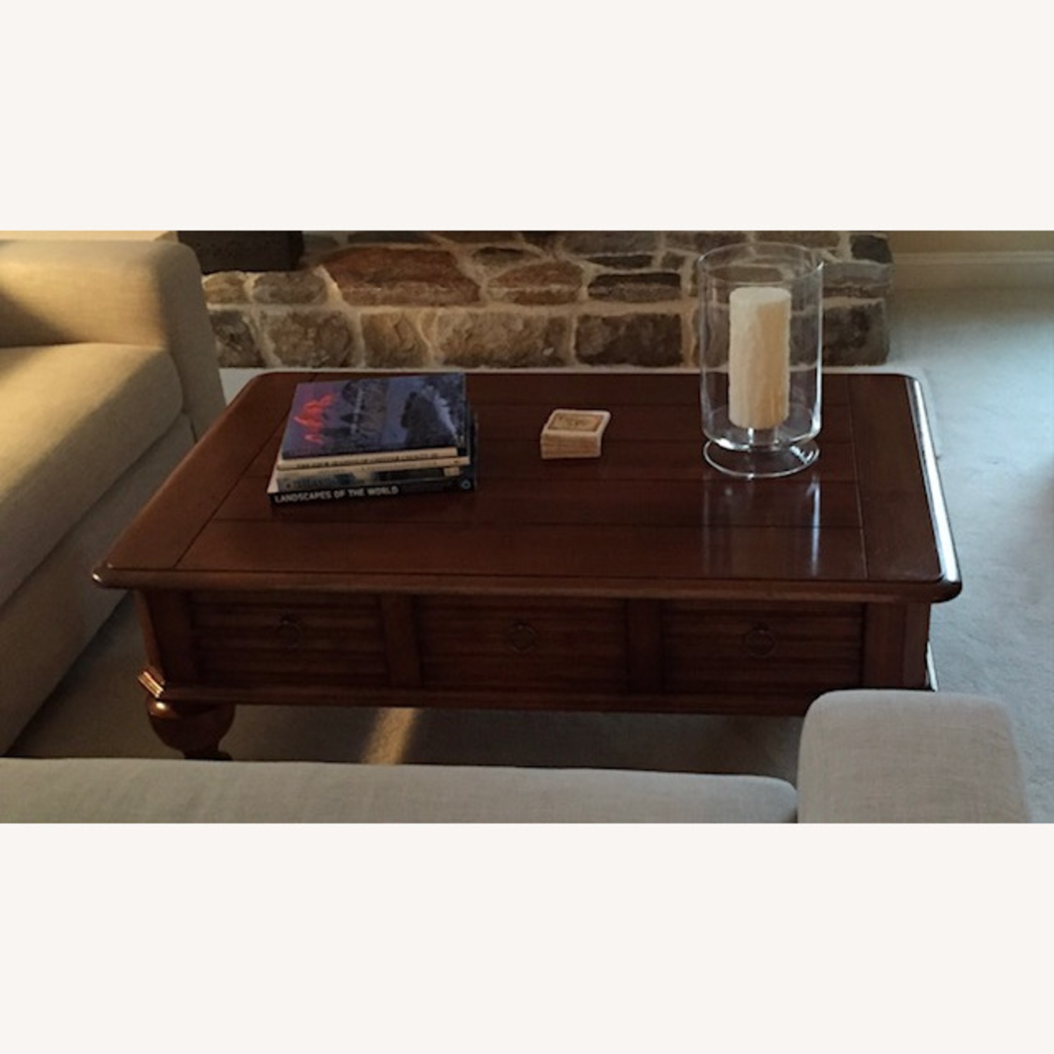 Ethan Allen Wood Coffee Table - image-2