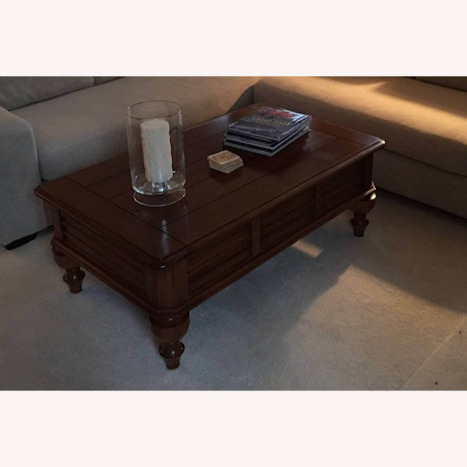 Ethan Allen Wood Coffee Table - image-3