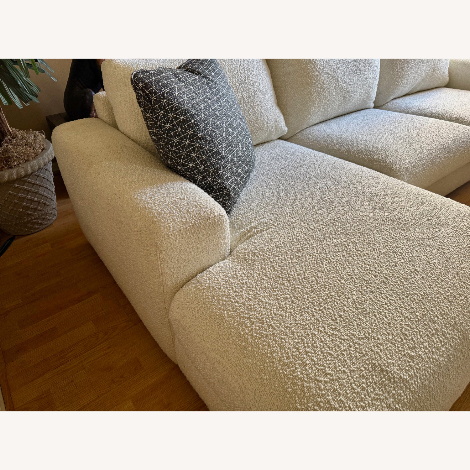 Chateau D'ax Eden White Fabric 2 Piece Sectional - image-8