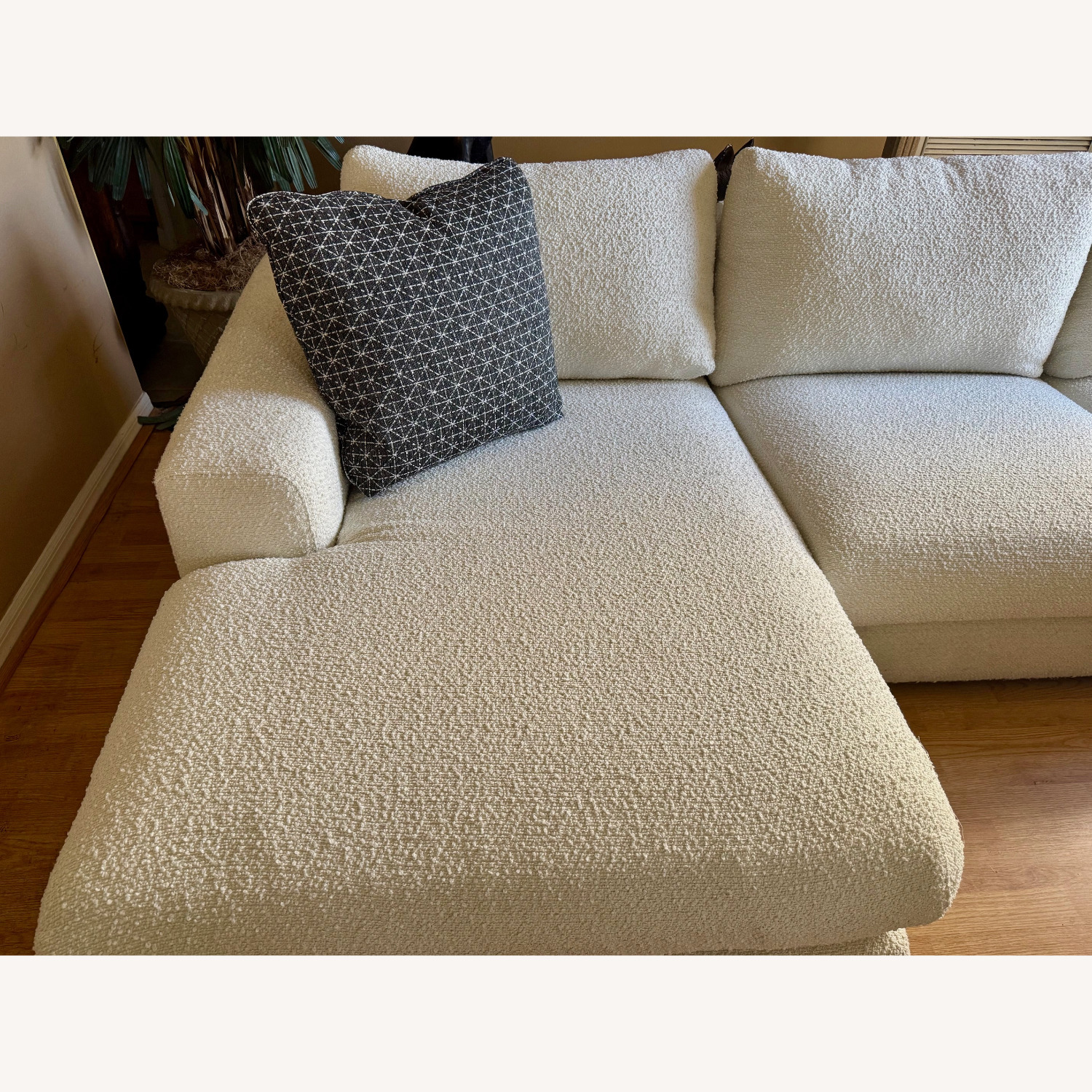 Chateau D'ax Eden White Fabric 2 Piece Sectional - image-7