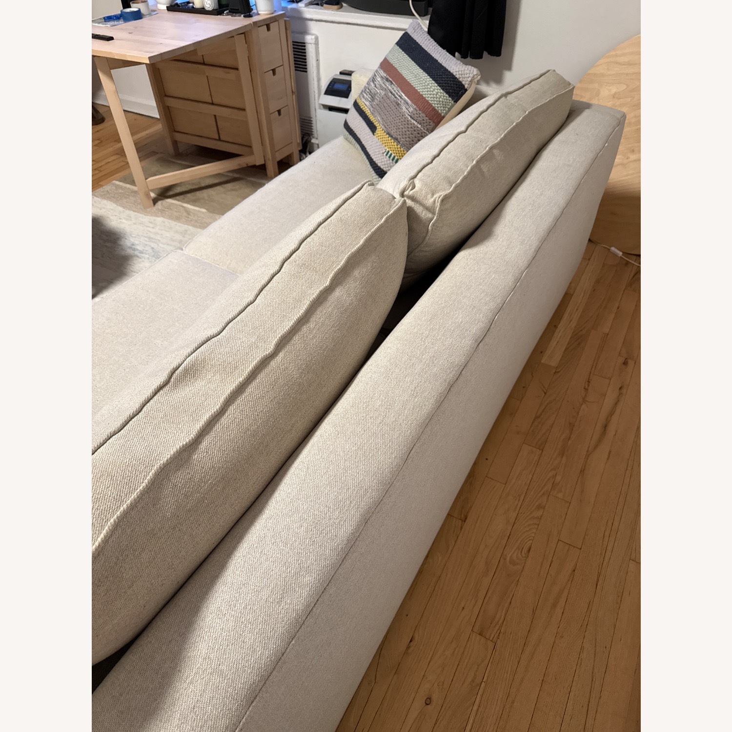 West Elm Harris Sofa - Twill, Wheat - image-3