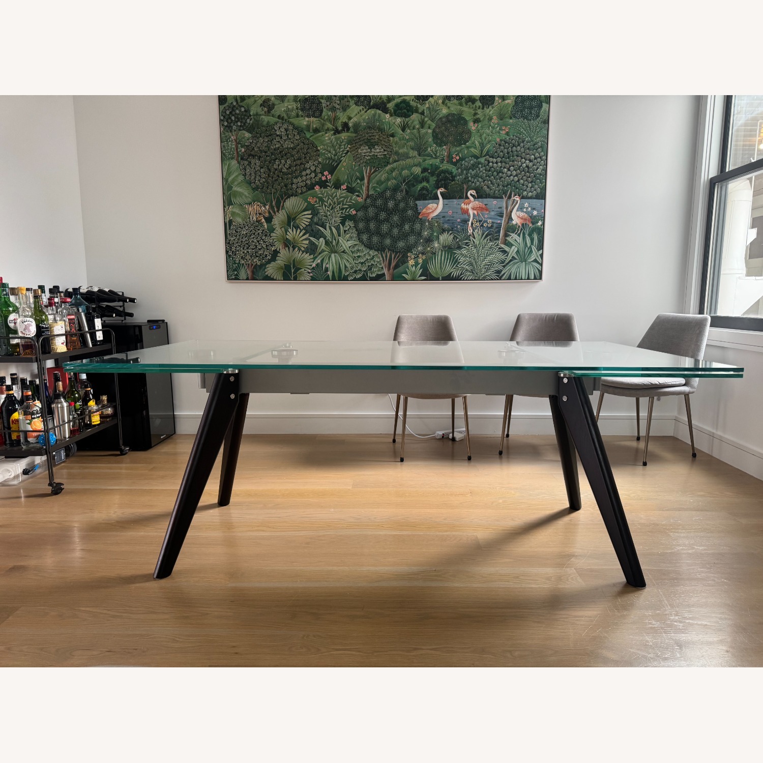 BoConcept Glass Extendable Dining Table 75-110" - image-4